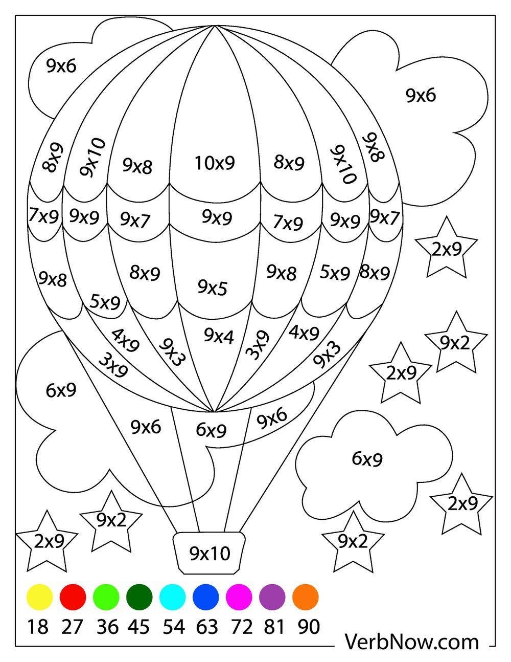 Color Sheets Math Color Sheets Math