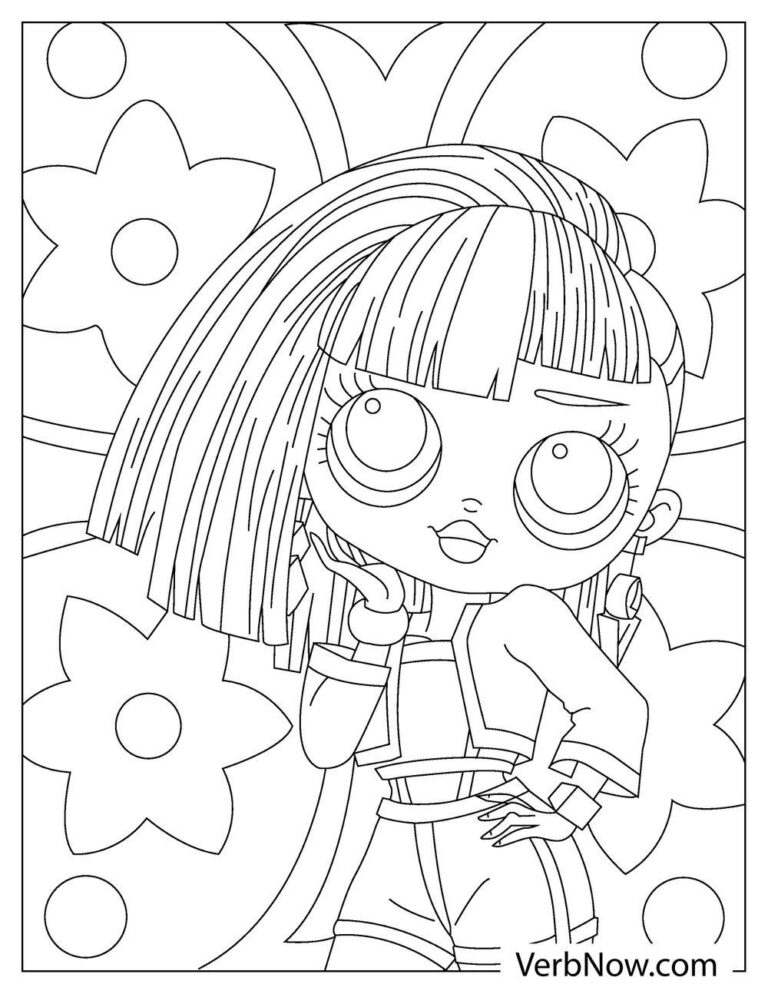 Free OMG DOLL Coloring Pages for Download (Printable PDF)