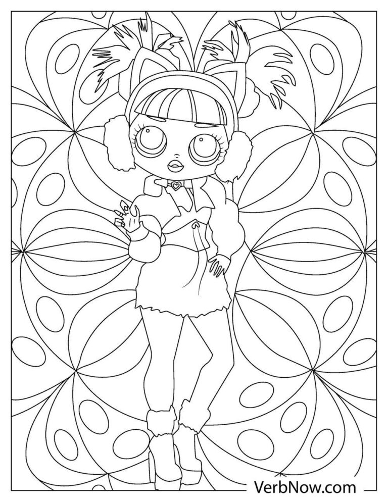 Free OMG DOLL Coloring Pages for Download (Printable PDF)