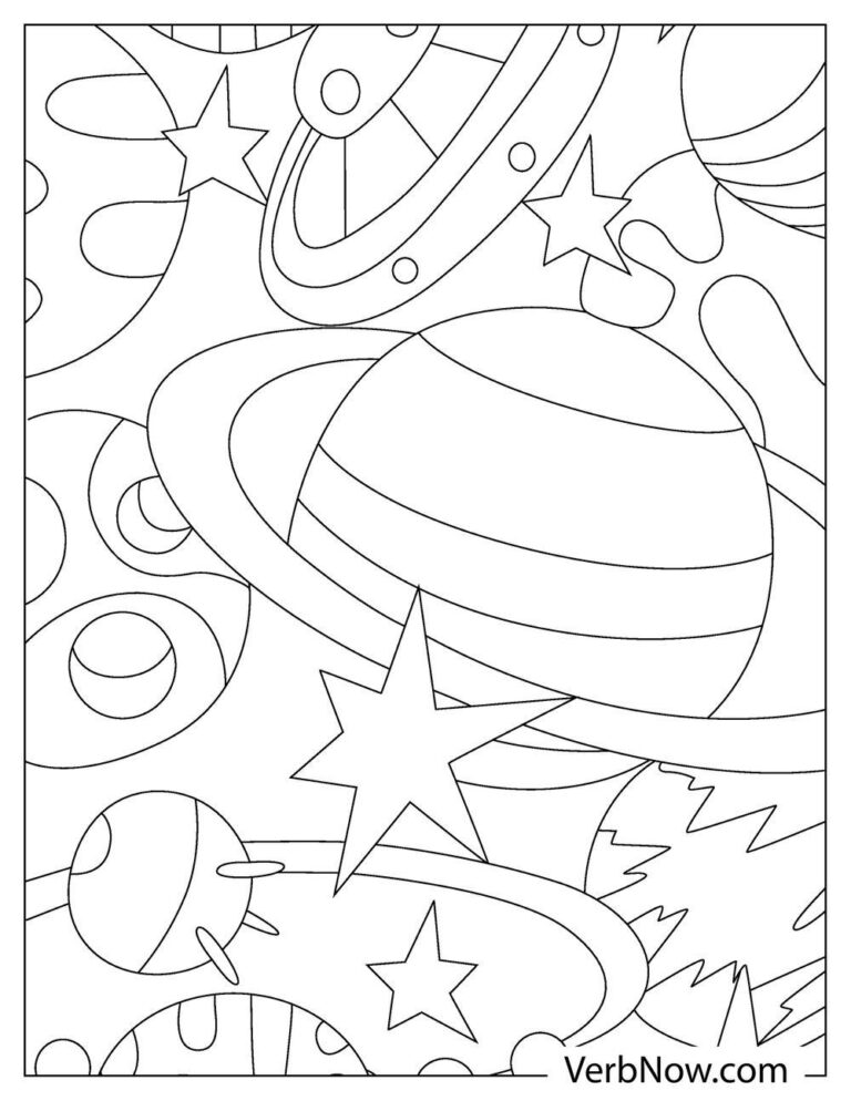 Free PLANET Coloring Pages for Download (Printable PDF)