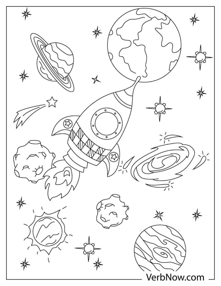 Free PLANET Coloring Pages for Download (Printable PDF)