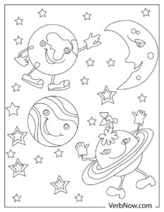 Free PLANET Coloring Pages for Download (Printable PDF)