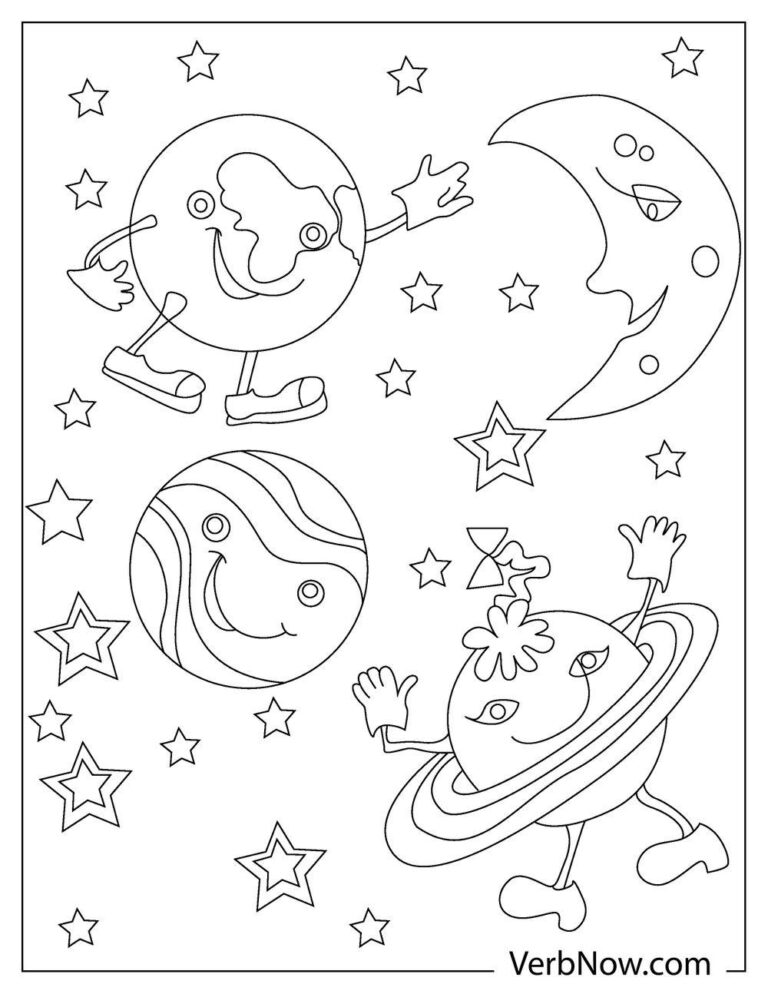 Free PLANET Coloring Pages for Download (Printable PDF)