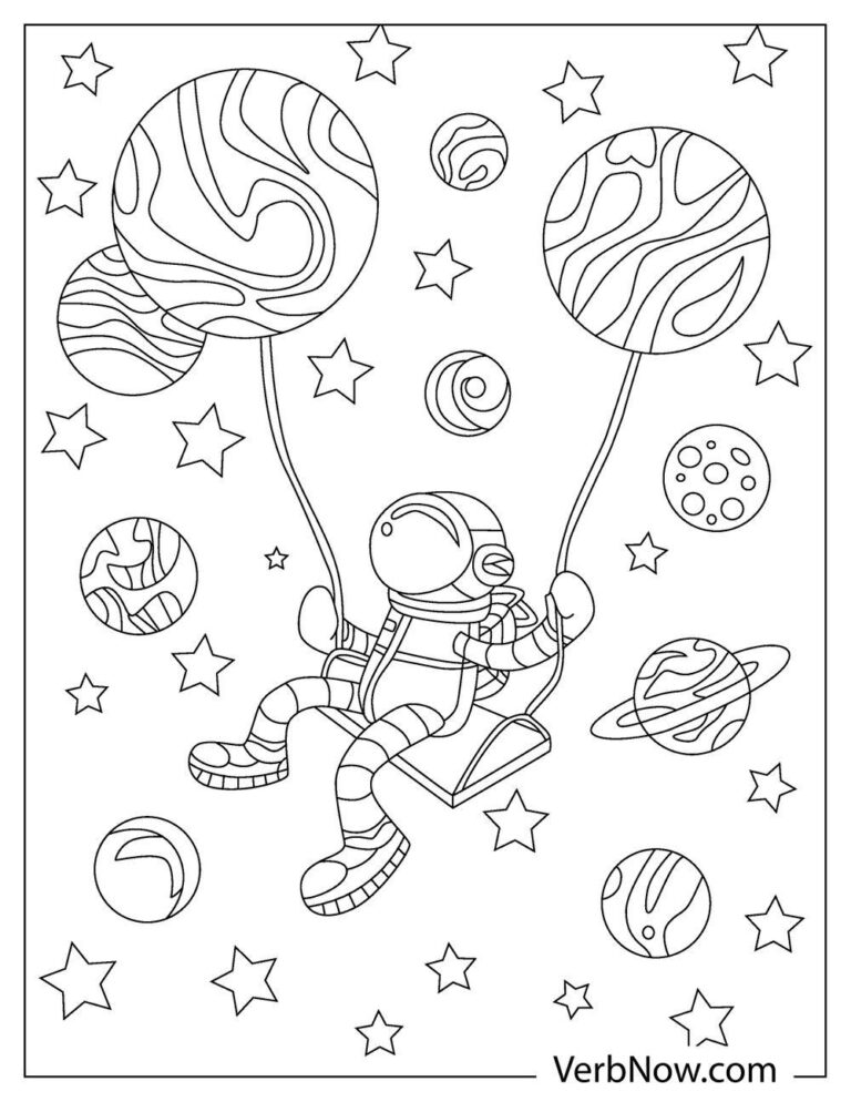 Free PLANET Coloring Pages for Download (Printable PDF)