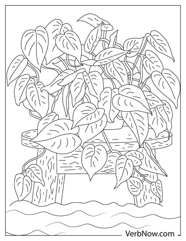 Free PLANT Coloring Pages for Download (Printable PDF)