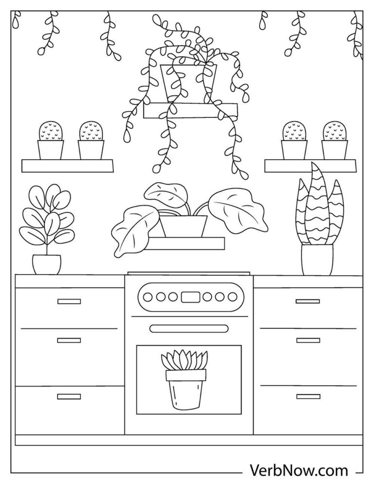 Free PLANT Coloring Pages for Download (Printable PDF)