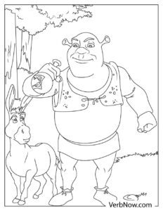 Free SHREK Coloring Pages for Download (Printable PDF)