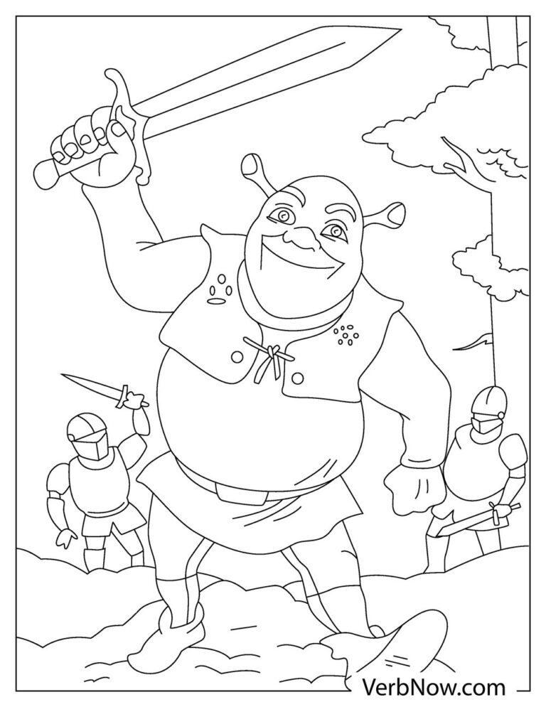 Free SHREK Coloring Pages for Download (Printable PDF)