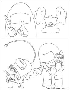 Free AMONG US Coloring Pages for Download (Printable PDF)