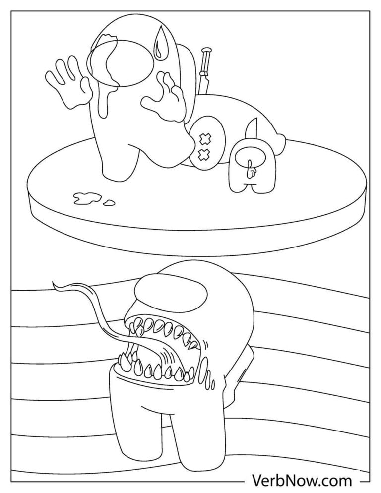 Free AMONG US Coloring Pages for Download (Printable PDF)