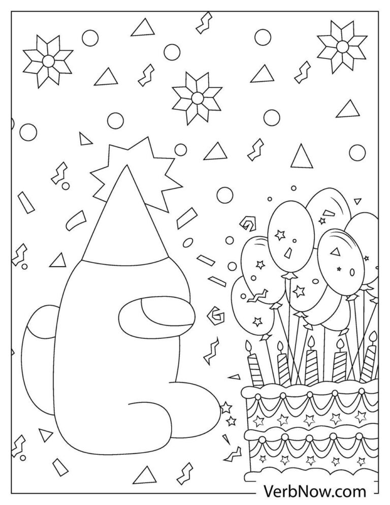 Free AMONG US Coloring Pages for Download (Printable PDF)