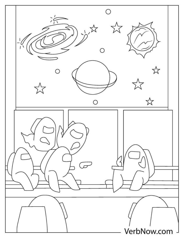 Free AMONG US Coloring Pages for Download (Printable PDF)