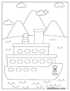 Free Boat Coloring Pages For Download (Printable PDF)