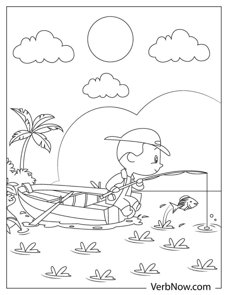 Free Boat Coloring Pages For Download (Printable PDF)