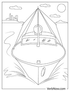 Free Boat Coloring Pages For Download (Printable PDF)