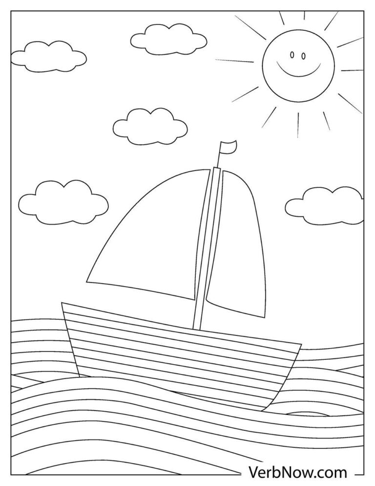 Free Boat Coloring Pages For Download (Printable PDF)