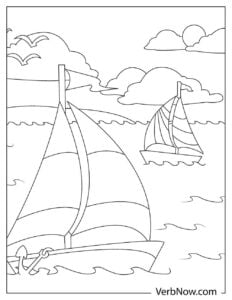 Free Boat Coloring Pages For Download (Printable PDF)
