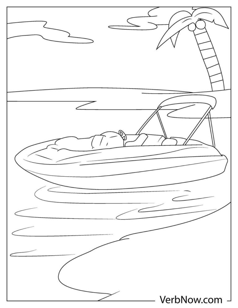 Free Boat Coloring Pages For Download (Printable PDF)