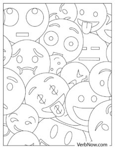 Free EMOJI Coloring Pages for Download (Printable PDF)