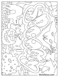 Free GRAFFITI Coloring Pages for Download (Printable PDF)