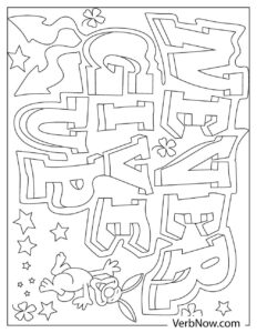 Free GRAFFITI Coloring Pages for Download (Printable PDF)