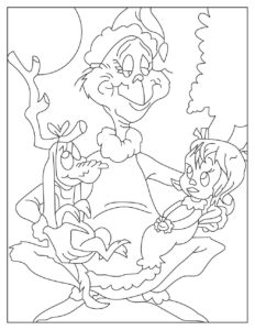 Free THE GRINCH Coloring Pages for Download (Printable PDF)