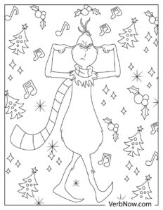 Free THE GRINCH Coloring Pages for Download (Printable PDF)