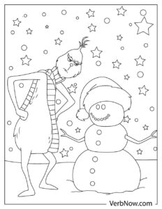 Free THE GRINCH Coloring Pages for Download (Printable PDF)