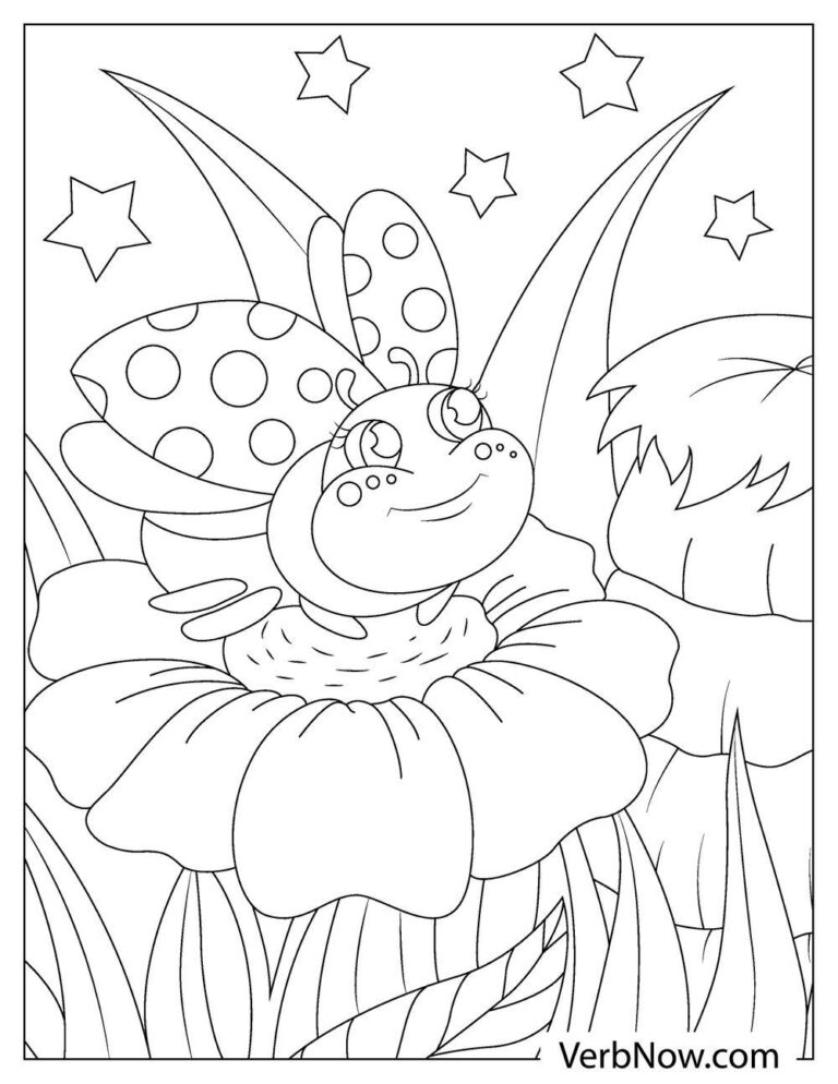22 Free LADYBUG Coloring Pages for Download (Printable PDF)