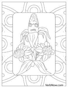 Free PLANTS VS ZOMBIES Coloring Pages for Download (Printable PDF)