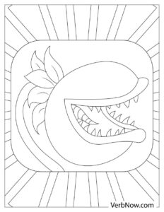 Free PLANTS VS ZOMBIES Coloring Pages for Download (Printable PDF)