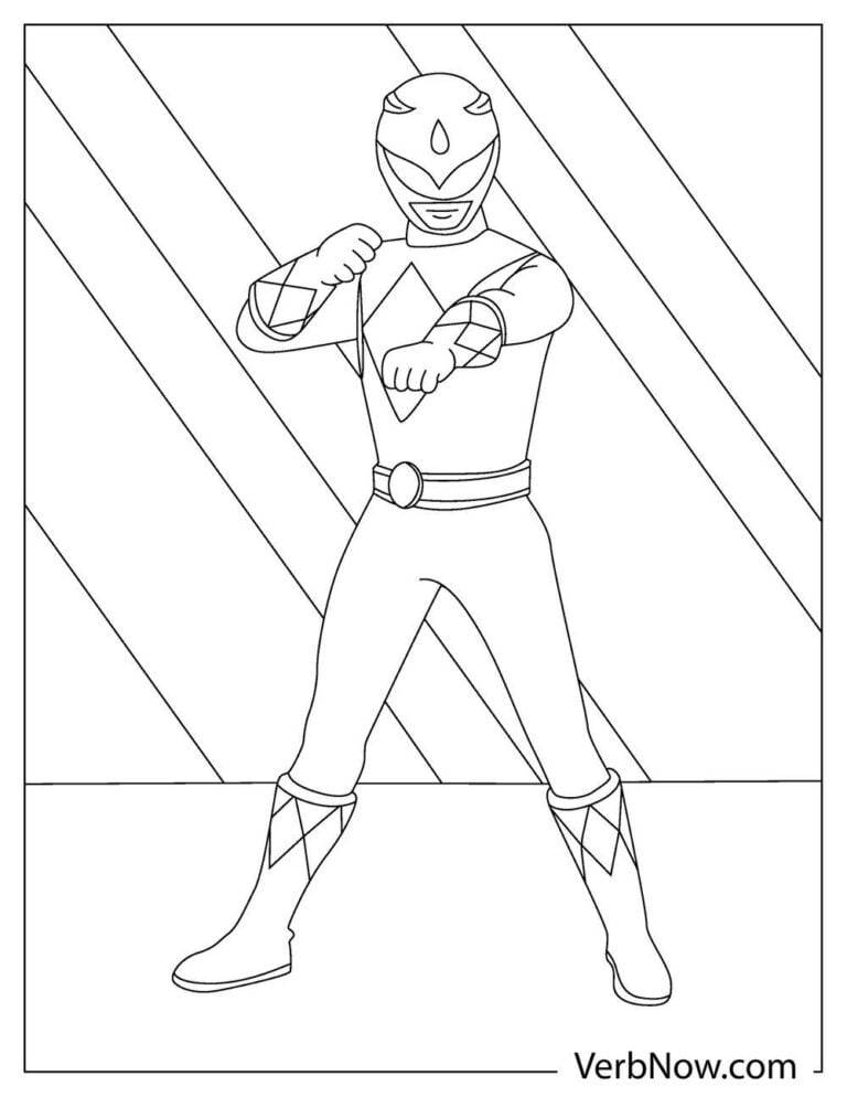 Free POWER RANGER Coloring Pages for Download