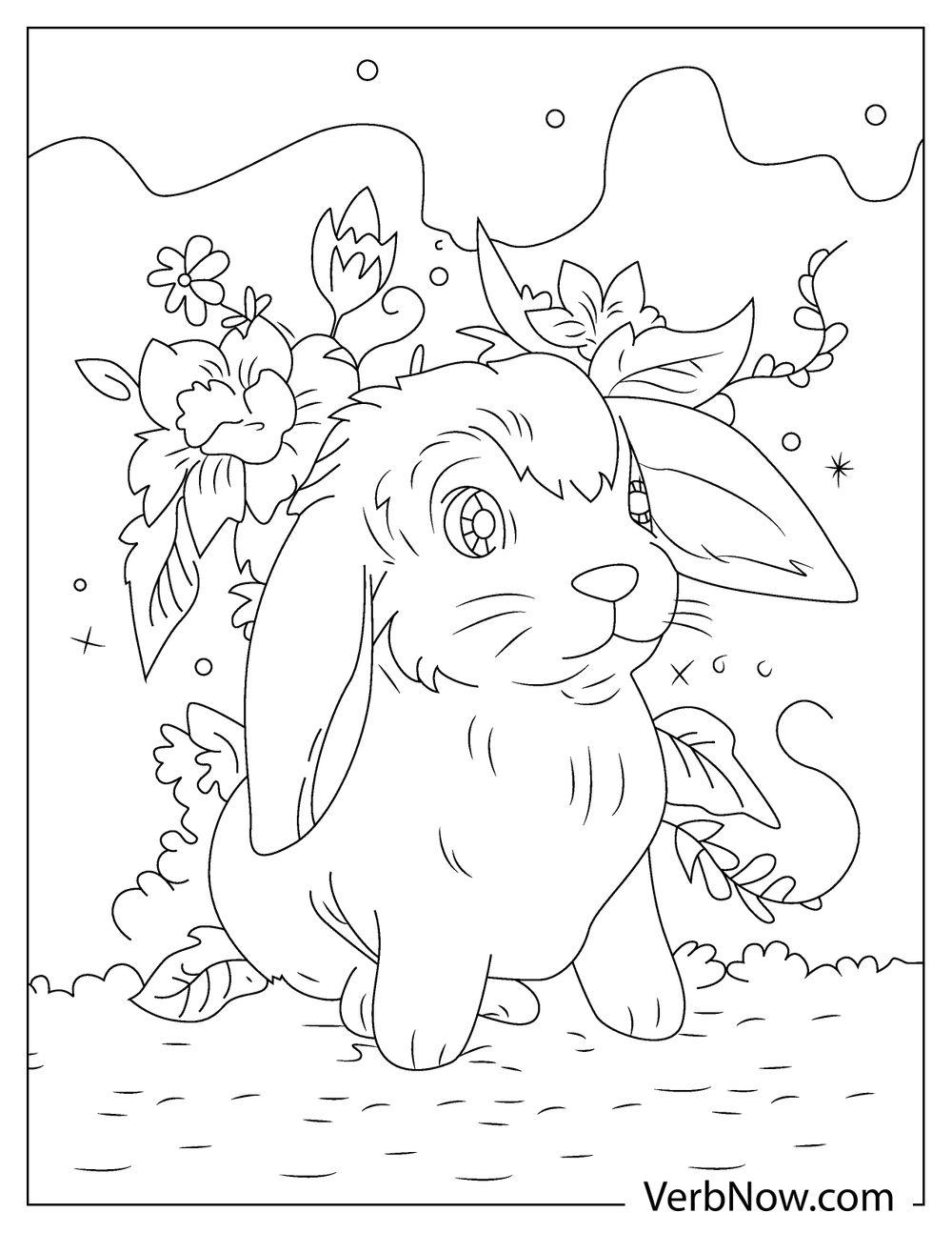 Free Printable Bunny Coloring Pages