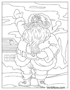 Free Santa Claus Coloring Pages for Download (Printable PDF)