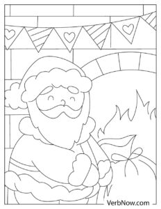 Free Santa Claus Coloring Pages for Download (Printable PDF)