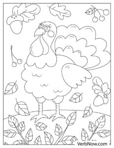 Free THANKSGIVING Coloring Pages (Printable PDF)