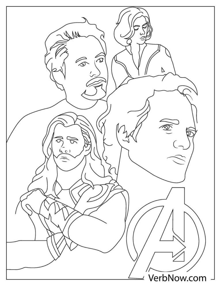 Free THOR Coloring Pages for Download (Printable PDF)
