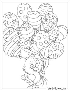Free BALLOON Coloring Pages for Download (Printable PDF)