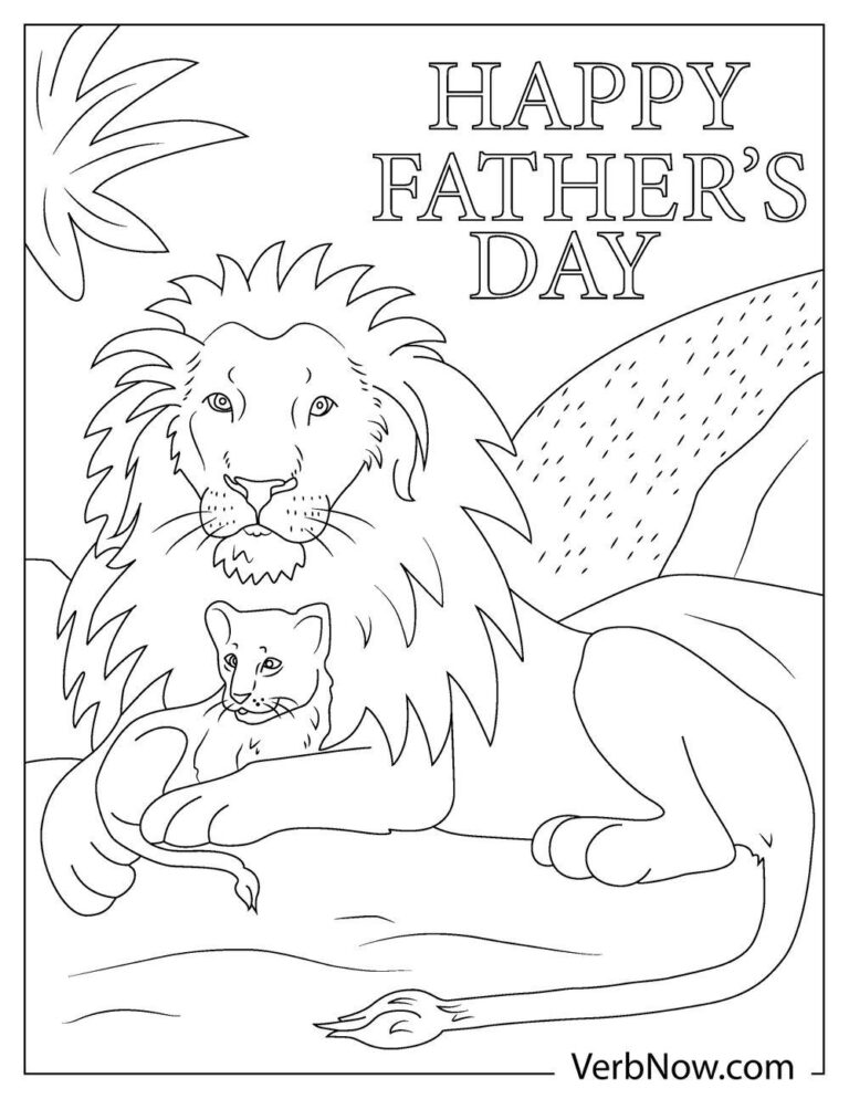 Free HAPPY FATHERS DAY Coloring Pages & Book for Download (Printable ...