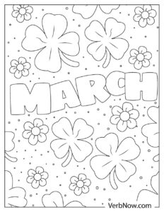 Free MARCH Coloring Pages for Download (Printable PDF)