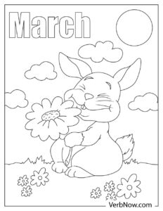 Free MARCH Coloring Pages for Download (Printable PDF)