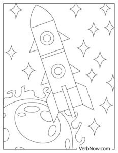 Free ROCKET Coloring Pages for Download (Printable PDF)
