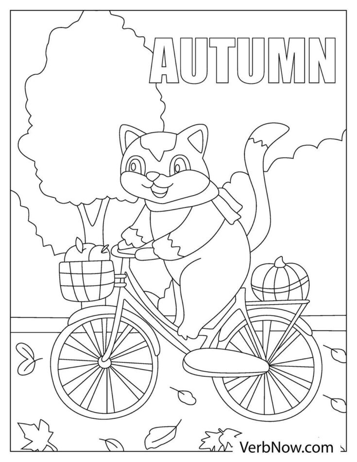 Free AUTUMN Coloring Pages for Download (Printable PDF)