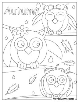 Free AUTUMN Coloring Pages for Download (Printable PDF)