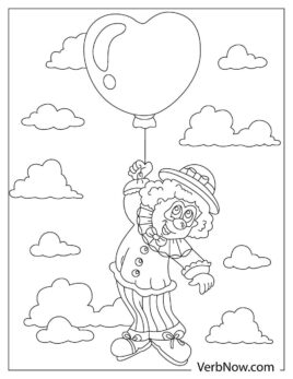 Free CLOWN Coloring Pages for Download (Printable PDF)
