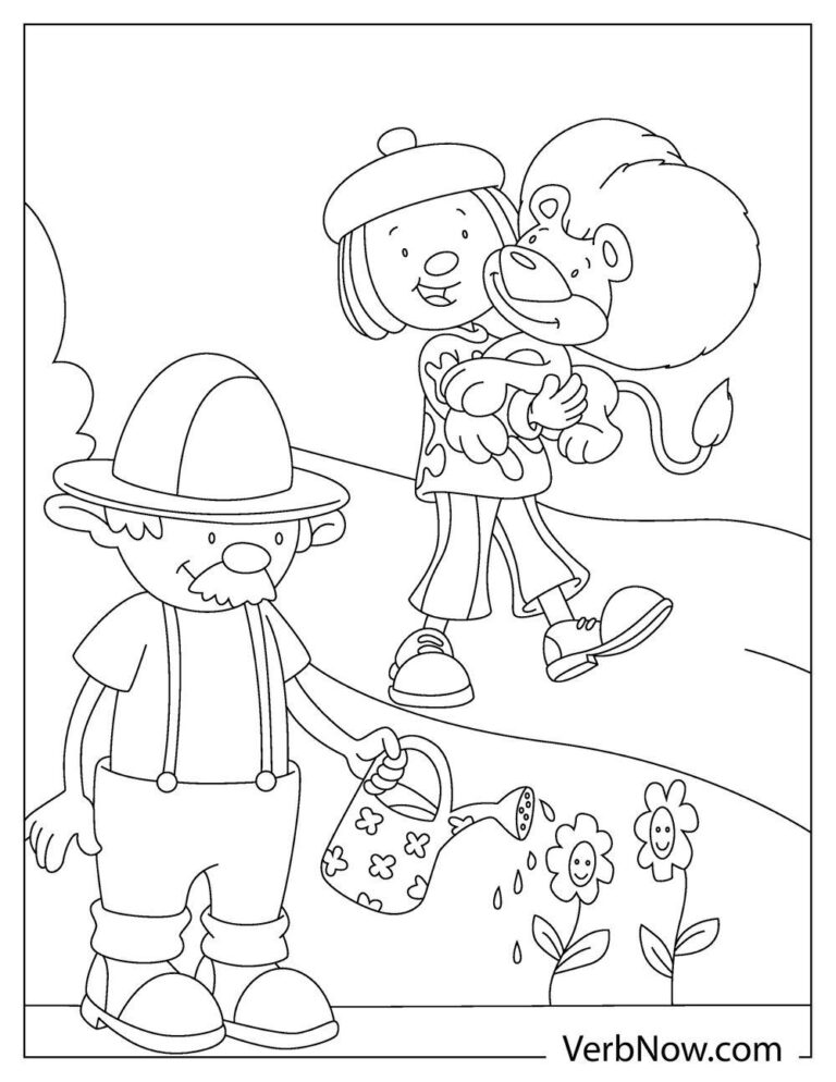 Free JOJO Coloring Pages &amp; Book for Download (Printable PDF) - VerbNow