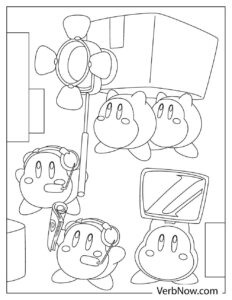 Free KIRBY Coloring Pages for Download (Printable PDF)