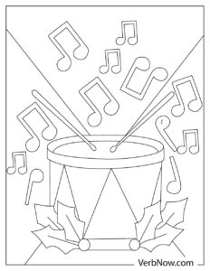 Free MUSIC NOTES Coloring Pages for Download (Printable PDF)