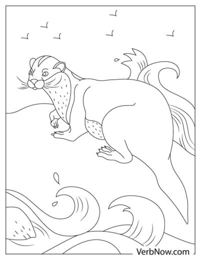 Free OTTER Coloring Pages & Book for Download (Printable PDF) - VerbNow