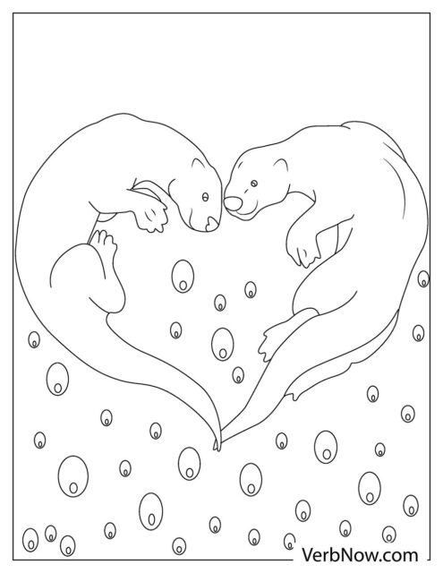 Free OTTER Coloring Pages &amp; Book for Download (Printable PDF) - VerbNow